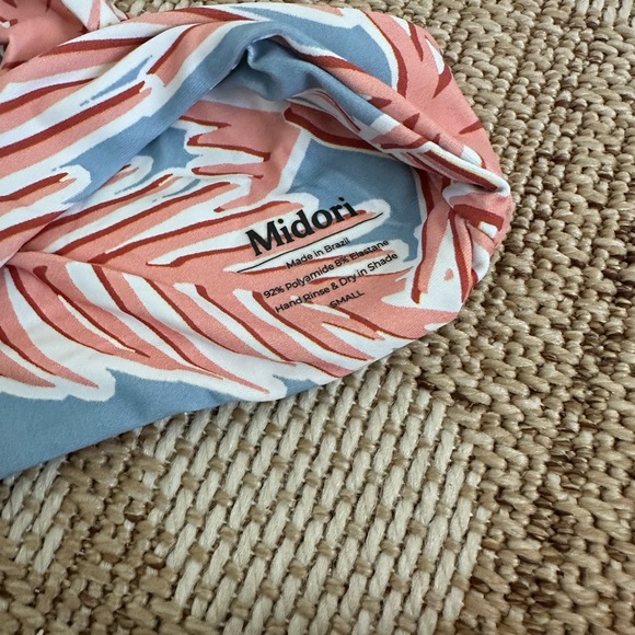 Midori Coral and Sky Blue Bikini Set - Picture 4 of 4